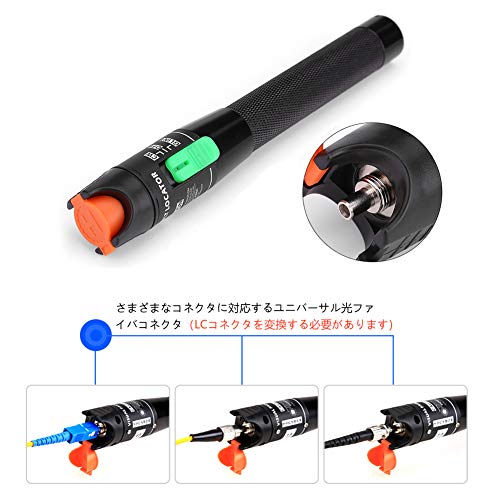 測定距離30km】 Ceyo 光ファイバーチェッカー 小型…』他の参考画像