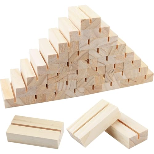 FSWCCK 40 Pieces Wood Place Card Holders