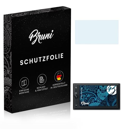 Bruni Screen Protector compatible with Sony XAV-AX1000 Protector Film, crystal clear Protective Film (2X)