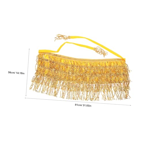 LIFKOME Corrente De Cintura De Dança Do Ventre Lenço De Quadril Para Dança Do Saia De Dança Lenço De