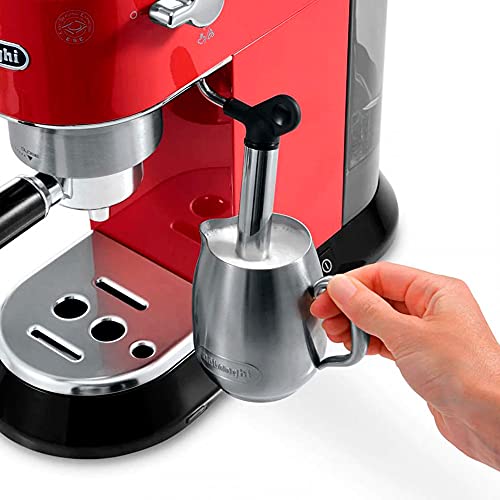 Máquina de Café Expresso De'Longhi - Dedica Deluxe EC680R - Vermelha, 110V
