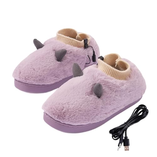 Chaussures chauffantes électriques contre les pieds froids en hiver intérieur