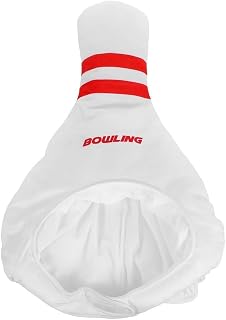 Cute Bowling Cone Hat Unique Bowling Pin Headgear Novelty Bowling Pin Shaped Headgear Portable Cosplay Prop for Performance