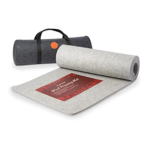 Extra Large Wool Pressing Mat 22" x 60" with Carrying Case – 100% New Zealand Wool Ironing Pad for Quilting, Sewing & Embroidery – Heat Retaining & Double-Sided Pressing Surface Cover