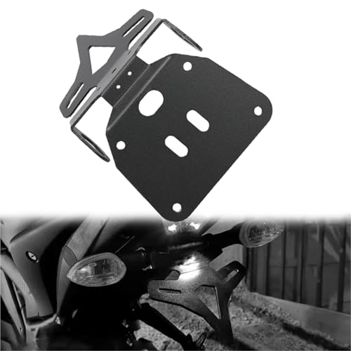 Support plaque immatriculation MT03 R3 en alu usiné pour un look racing épuré