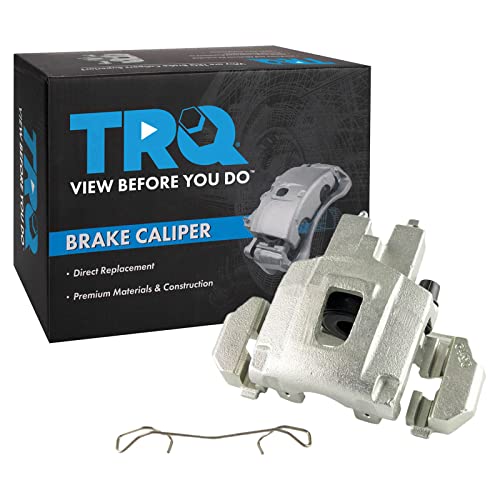 Image of TRQ Rear Left Brake Caliper w /Bracket Drivers Side | For 1999-2004 Jeep Grand Cherokee