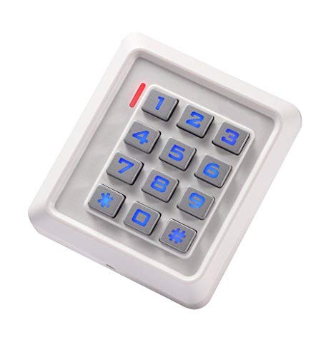 Digicode, teclado con códigos y etiquetas RFID de puerta