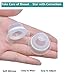 Finever 2Pair Nipplesuckers Nipple Corrector for Flat Inverted Nipples for Breastfeeding Newborn Babay Mother or Women Suck Breast Silicone with Clear Case