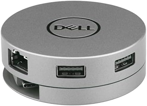 ITSPWR Bundle Containing Dell DA310 7-in-1 Docking Station, USB-C Mobile Adapter, Supports 4K 3840 x 2160, HDMI 2.0 and DisplayPort 1.2, 2xUSB-A, 1xUSB-C, 1x VGA, 1 RJ-45, and ITSPWR 4-Port Hub