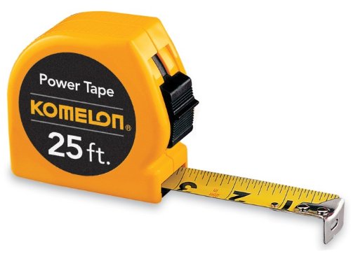 Cinta Métrica Komelon 25' x 1" Power Amarilla