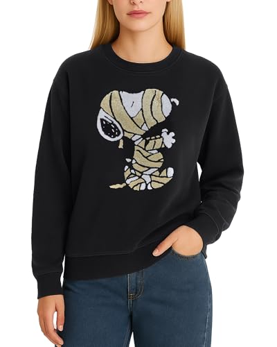 Sweat Peanuts femme anti-froid | Pull graphique en polaire douce tailles S-XL