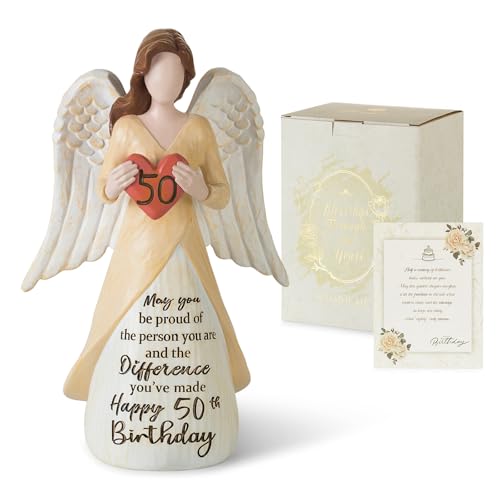 Product Image of the Storieme 50th Birthday Angel Figurine Gift for Her Friend Daughter