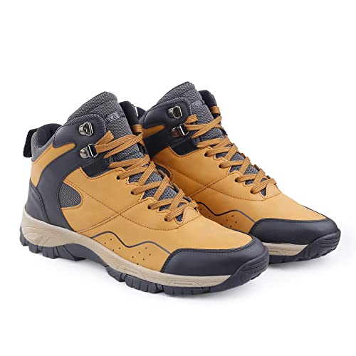 Image of Bacca Bucci Alpine High Ankle 6 inches Riding Boots for Mountaineering Backpacking Hiking & Trekking