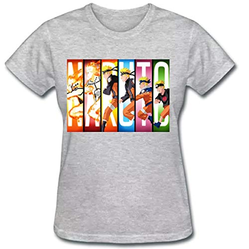 Camiseta Infantil E Adulto Naruto Babylook camisa t-shirt (Babylook - P, Branco)