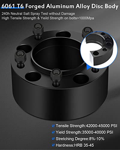 Eccpp 4X 3 Inch Wheel Spacers Adapters 5X150 To 5X150 110Mm 5 Lug 14X1.5 Studs For Tundra For Lx470 Lx570 1998-2016 For Land Cruiser 2008-2016 For Sequoia #TOP4