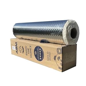 ABM Alubutyl 2,5 mm 50 cm x 400 cm = 2 m² isolatiemat zelfklevend anti-dreun mat auto isolatie
