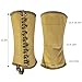 SMONT Canvas Gaiters Snake Gaiters Leg Gaiters for Men Ww2 Gaiters Reproduction Wwii Us M1936 Leggings Gaiters for Hiking Army Khaki Canvas Gaiters Puttee Protection For Legs, 3R