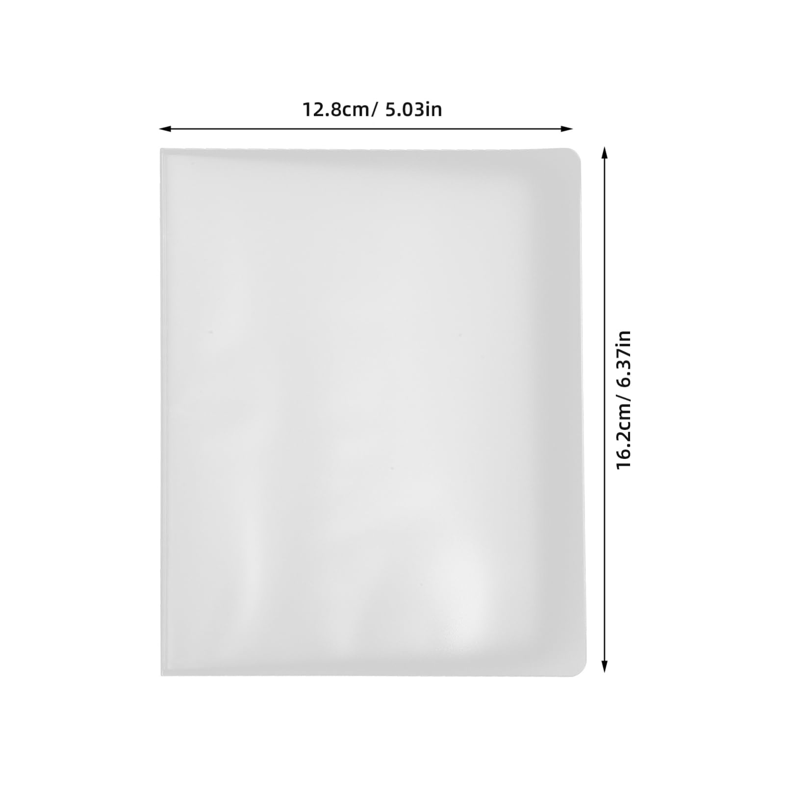 HOMSFOU 3pcs Transparent Multi-function Photo Album Pages and Portable Business Card Holder and Scrapbook for Photos Receipts Tickets and Collectibles Storage