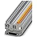 Produktbild PHOENIX CONTACT QTCS 1,5 Durchgangsklemme, Grau, 0.25 mm² - 1.5 mm² Querschnitt, 5.2 mm Breite, 50 Stück
