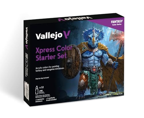 Vallejo Xpress 72209 Starter Set stop aux figurines grises kit complet de peinture