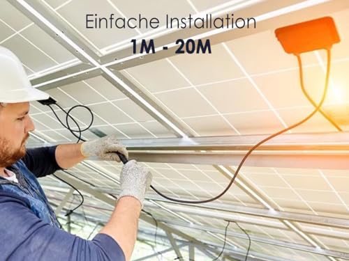 enjoy solar 6mm² Profi-Verbindungskabel Solarmodul zu Solarladeregler Anschlusskabel 1m