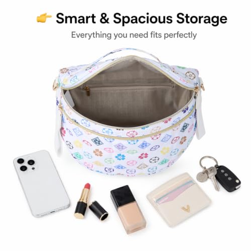 Image of Crossbody Purse for Women Small Crossbody Bags Trendy Vegan Leather with Adjustable Shoulder Straps Gift for Mother Wife Mom