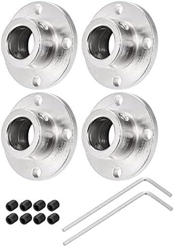 Lot De 4 Accouplements Arbre Sourcing Map 10mm - Bride Rigide Pour Moteur RC DIY