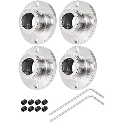 sourcing map Acoplamiento de Brida 12mm, 4 Pcs Cover