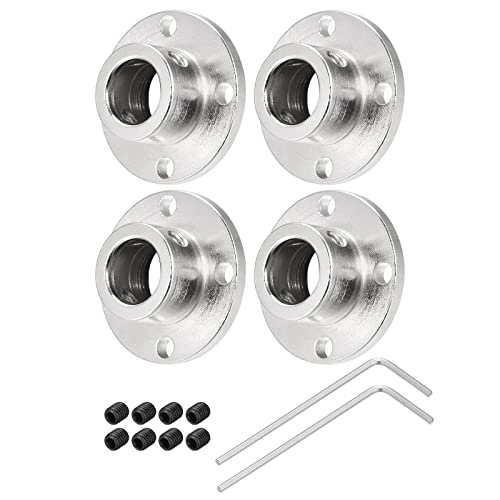 4 Connettori Di Accoppiamento Flangiato 5mm Con Viti - Per Motori Modello RC | Distanza Fori 15mm - Foto 5