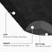 Amcomfy Anti Fatigue Salon Mat for Hair Stylist Anti-Slip Antique Series Salon & Barber Shop Chair Floor Mat (17''x28'' x 5/8'',Black)