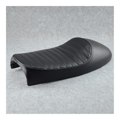 Coussin de siège moto rétro noir : accessoire selle motocross pour CG 125