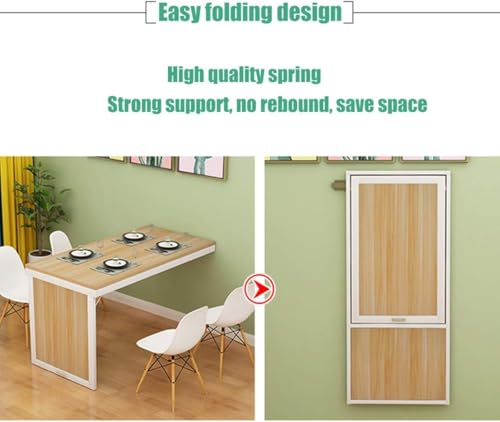 Bureau d'ordinateur multifonction mural rabattable pour coin repas ou studio