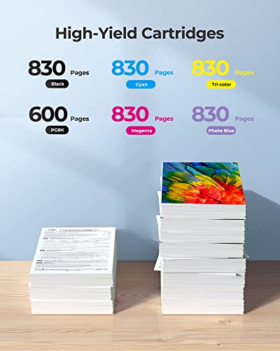 Pgi-280Xxl/Cli-281Xxl Ink Cartridges Compatible Replacement For Canon 280 281 Ink Cartridges Use To Canon Ts8120 Ts9120 Ts8220 Ts8320 Ts8300 Ts8322 Ts9100 6 Value Pack #TOP2