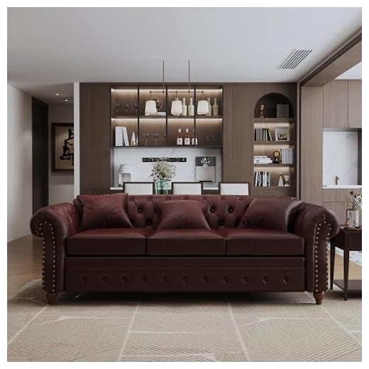 N NOORDENIYA Chesterfield Sofa with Storage