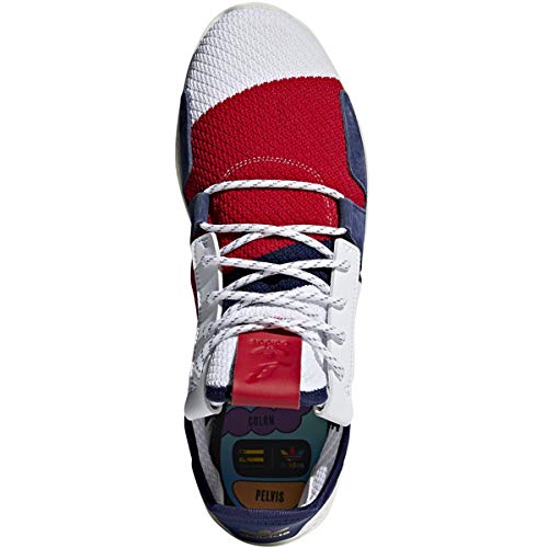 adidas Consortium x Pharrell Williams BBC Hu Tennis - White / Scarlet / Dark Blue2