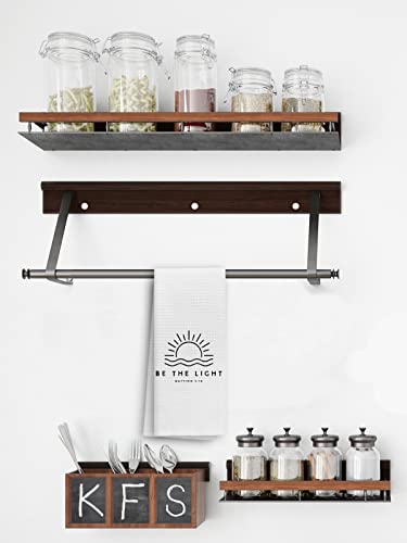 Tunw Christian Bible Verse Scripture Matthew 5:14 Be The Light Soft And Absorbent Kitchen Towels Dishcloth,Christian Hand Towels Dish Towels 16″×24″,Gifts For Christian Women Faith Teen Girls Mom #TOP2