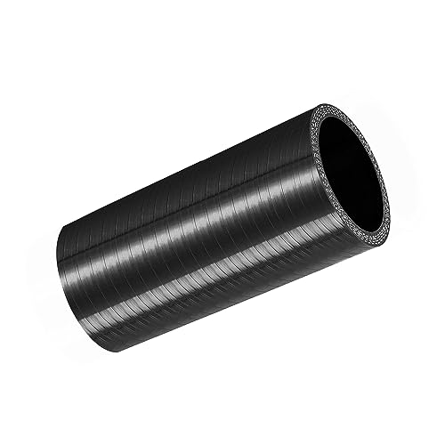 35mm 1.38 ID Universal Car turbo 4-Ply Straight Silicone Coupler Pipe intercooler hose radiator hoses Replacement 76mm Black