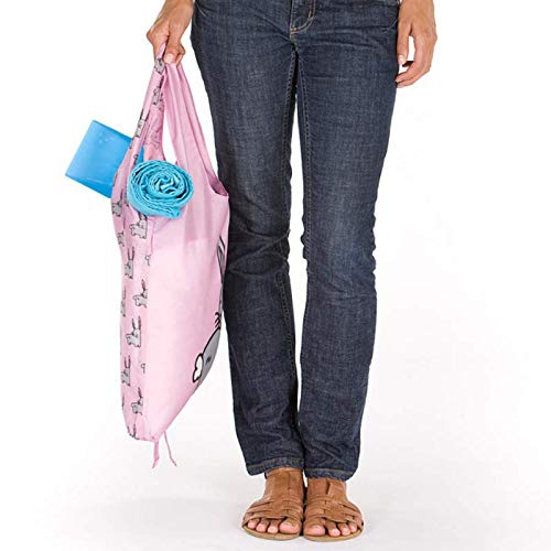 Envirosax Reusable Grocery Bags- Set Of 2 Cute Jac And Jill, Eco-Friendly Polyester Foldable Quality Shopping Tote Bag, Washable For Travel, Shopping, Crafts, #TOP6