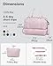 HOTOR Travel Duffel Bag - Weekender Bags for Women, Carry On Overnight Bag with Shoe Compartment, with Toiletry Bag for Travel Essentials and Travel Accessories, Pink, 13.4