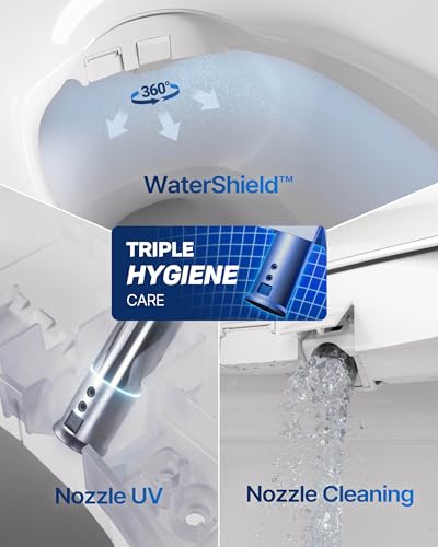 COWAY Bidetmega 400S *Elongated* Electronic Bidet Toilet Seat with Instantaneous Water Heating, Heated Seat and Dryer, Soft Close Lid, Stainless Nozzle, Self Cleaning, Remote Control - image 4