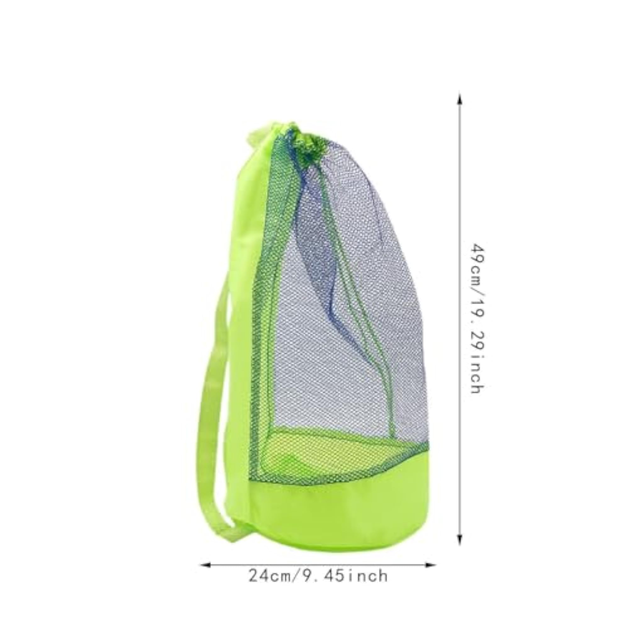 Mesh Beach Bag Tote Travel Storage Bag, Green