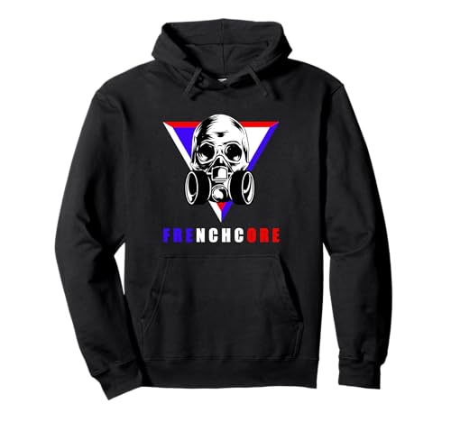 Frenchcore Gasmaske – Frenchcore Festival Hakke Hardcore Pullover Hoodie