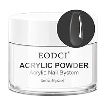 Eodci 2oz Clear Acrylic Powder - 56g Professional Colored Acrylic Nail Powder for Acrylic Nails Extension, 3D Nail Art Acrylic Polymer Powder, No Need Nail Lamp