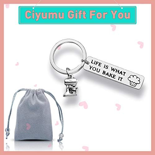 Baker Gift Baking Keychain Gifts for Baker Life is What You