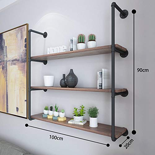 Hogar y cocina Rejilla Hierro Montaje En Pared Organizador baldas