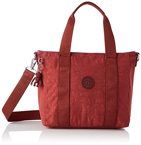 Idrorepellente Kipling Asseni - Mini totine da donna, taglia unica, Rosso (Carmine Dusty), One Size