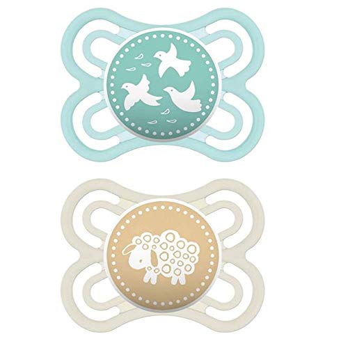 Image of MAM Perfect Baby Pacifier, Patented Nipple, Developed with Pediatric Dentists & Orthodontists, Unisex