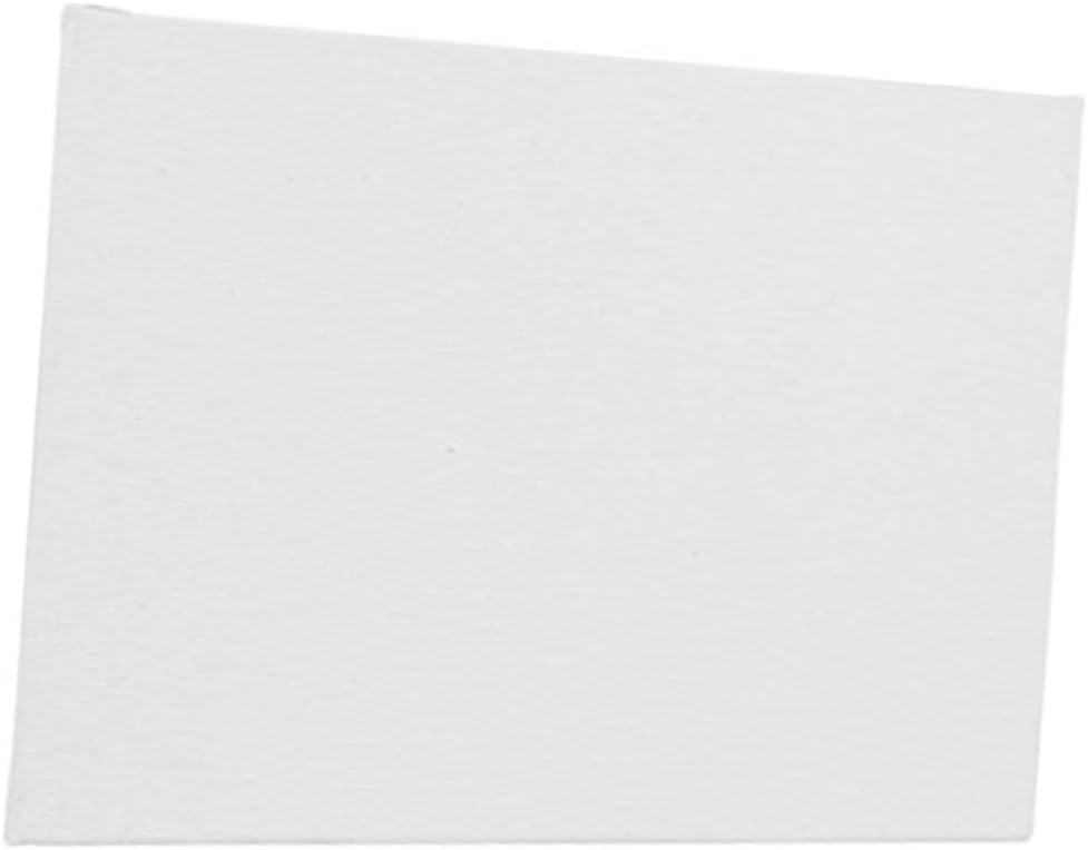 Tofficu 4pcs Artist Canvas Panel Boards White Painting Boards for Oil and Tempera Art for Students and Professionals Non-Acidic Material
