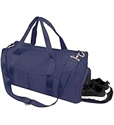 TINNIVI Sports Gym Bag Travel Duffel Bag Waterproof Weekender Overnight Tote Carry On Bag with We...