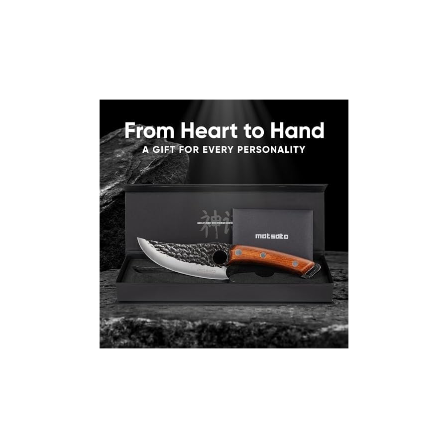 Chef-Knife-Perfect-Kitchen-Knife-Japanese-Knife-for-Cooking-Chopping-Japanese-Style-Knife-for-Home-Camping-BBQ-For-Balance-Control Matsato Chef Knife - Perfect Kitchen Knife. Japanese Knife for Cooking, Chopping. Japanese Style Knife for Home, Camping, BBQ. For Balance & Control